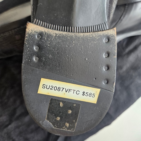Vintage Versace Men\'s Black Leather Dress Shoes main image 4